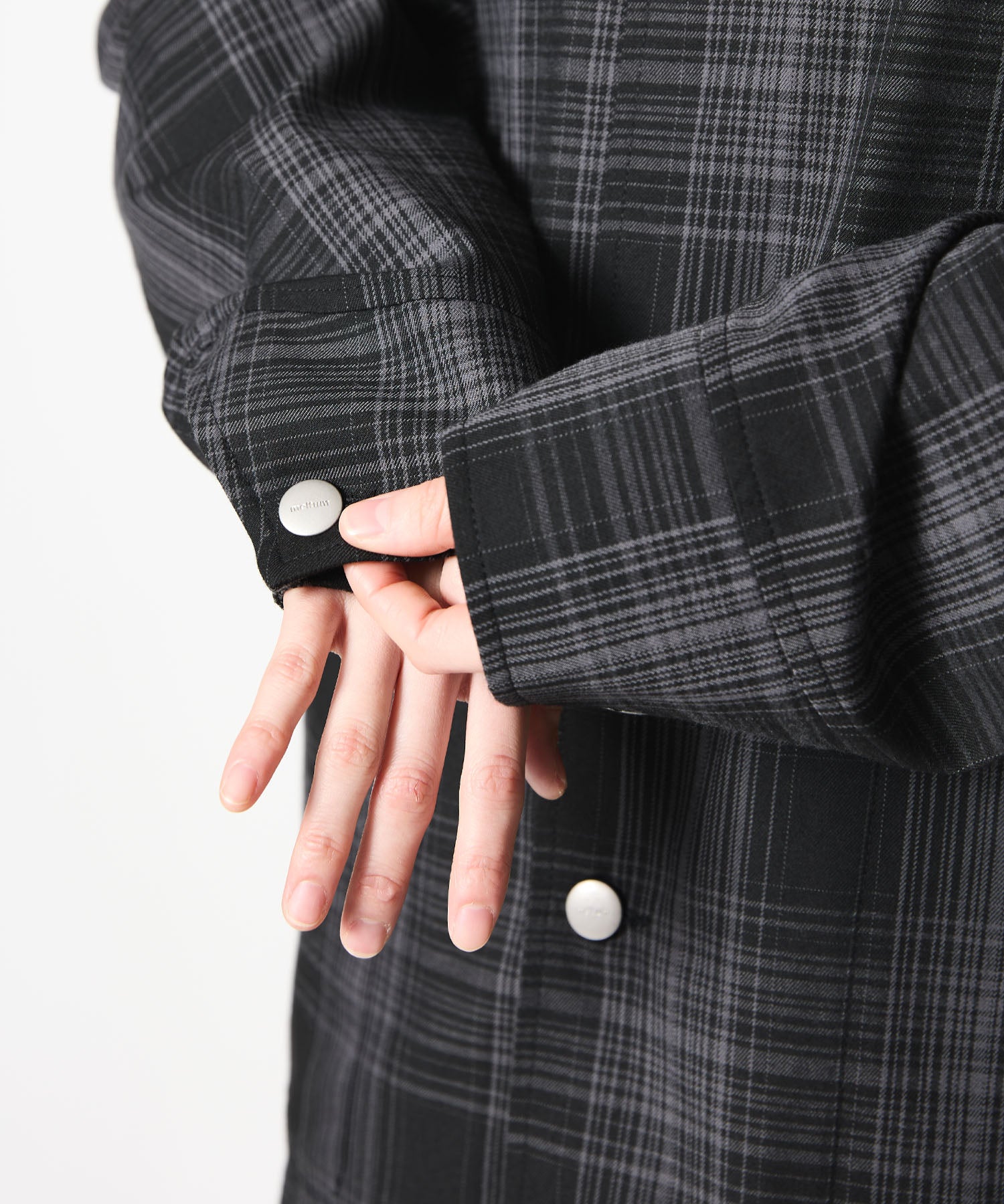 【3.13 FRI 18:00~ INSTOCK】OMBRE CHECK COVERALL JACKET