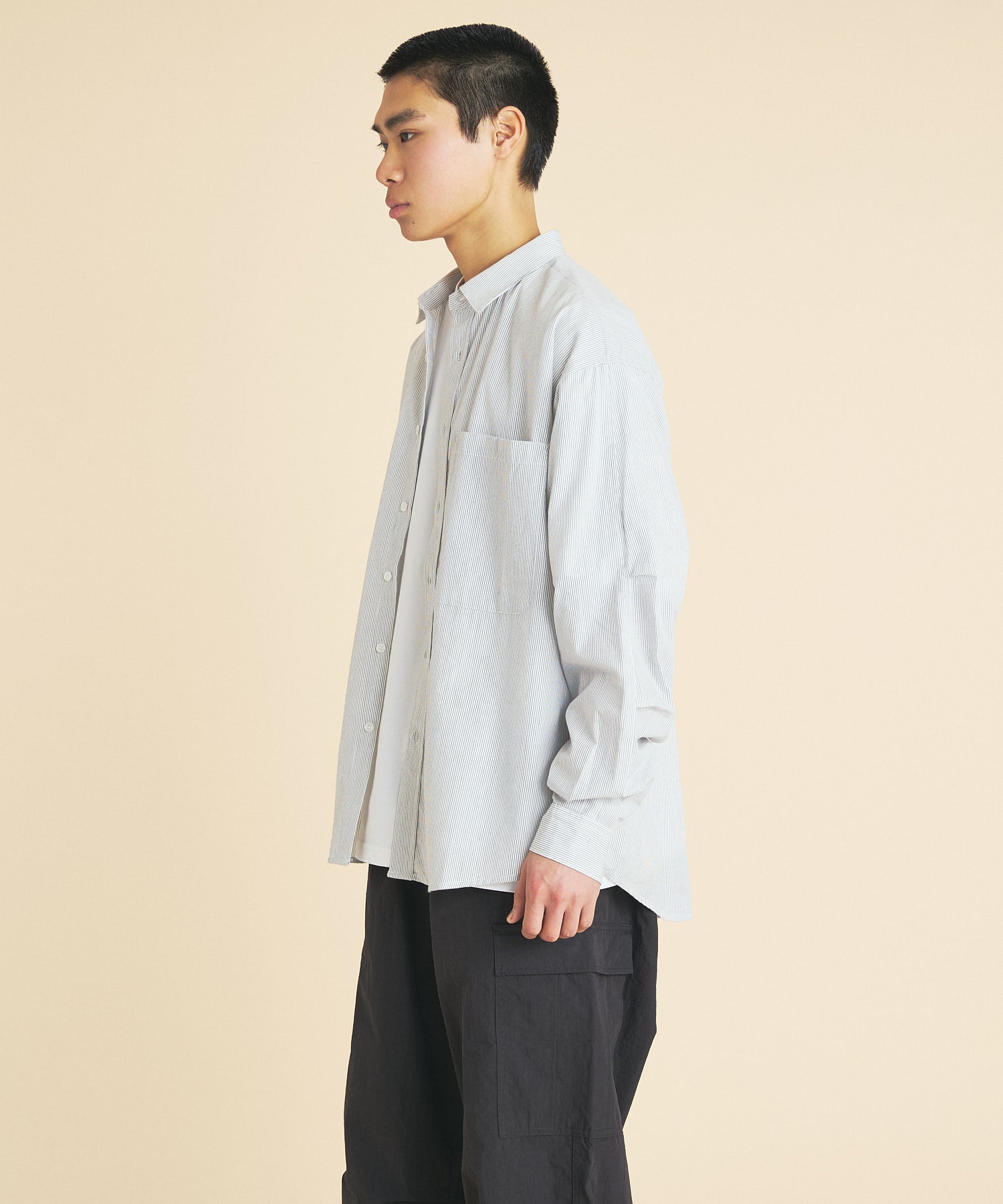 【3.20 FRI 18:00~ INSTOCK】STRIPE TECH SHIRTS L/S