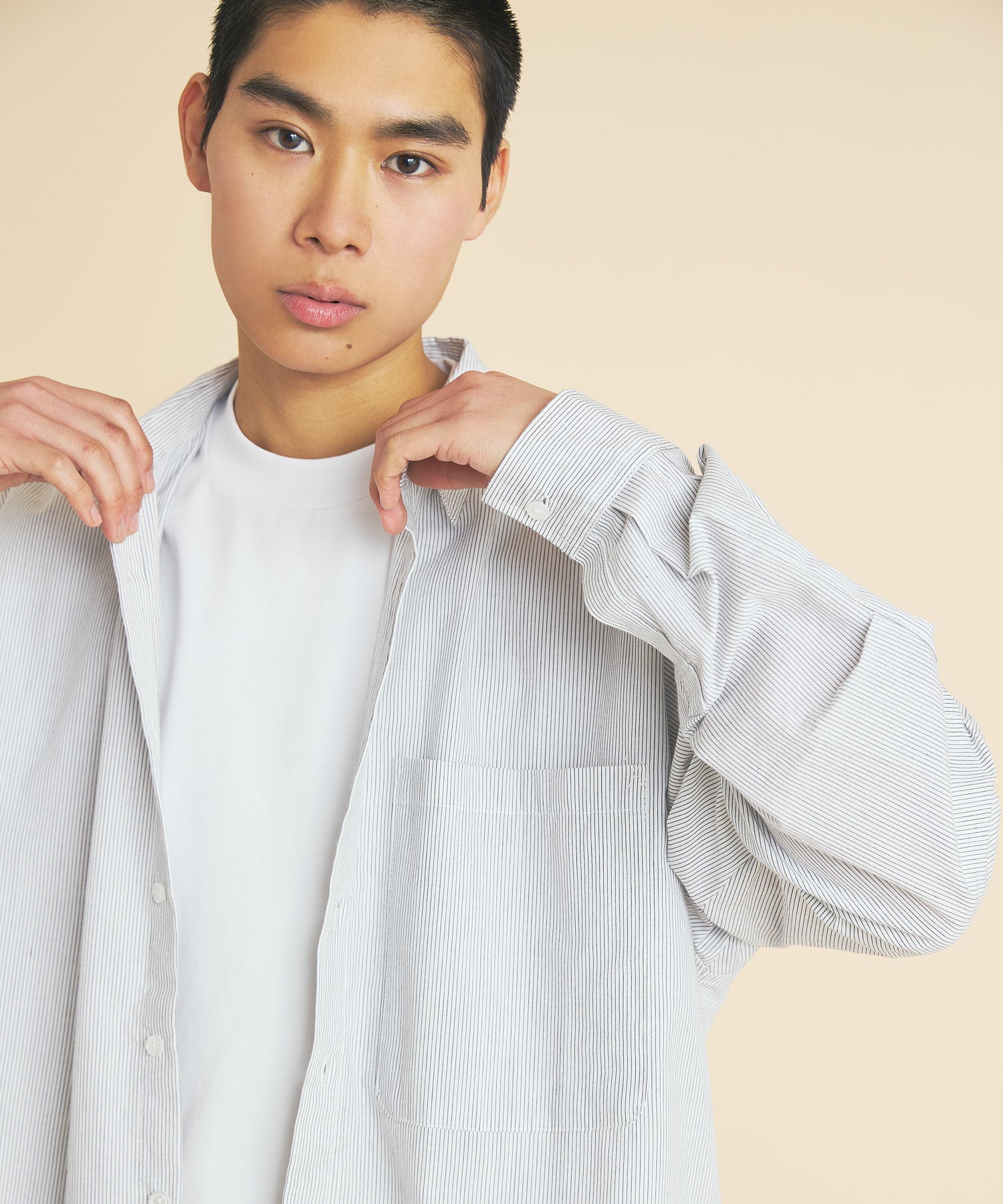 【3.20 FRI 18:00~ INSTOCK】STRIPE TECH SHIRTS L/S