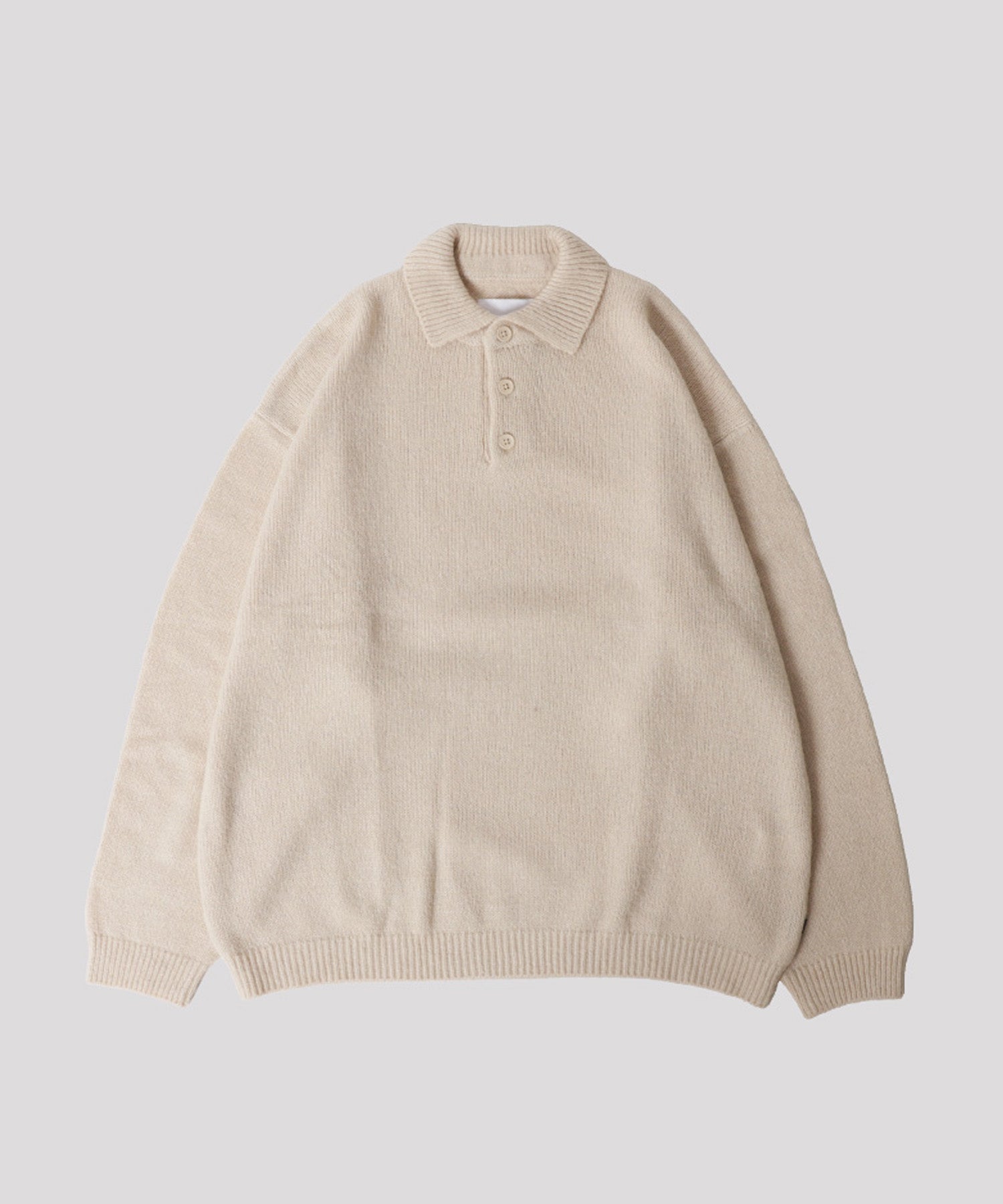 MOHAIR KNIT POLO