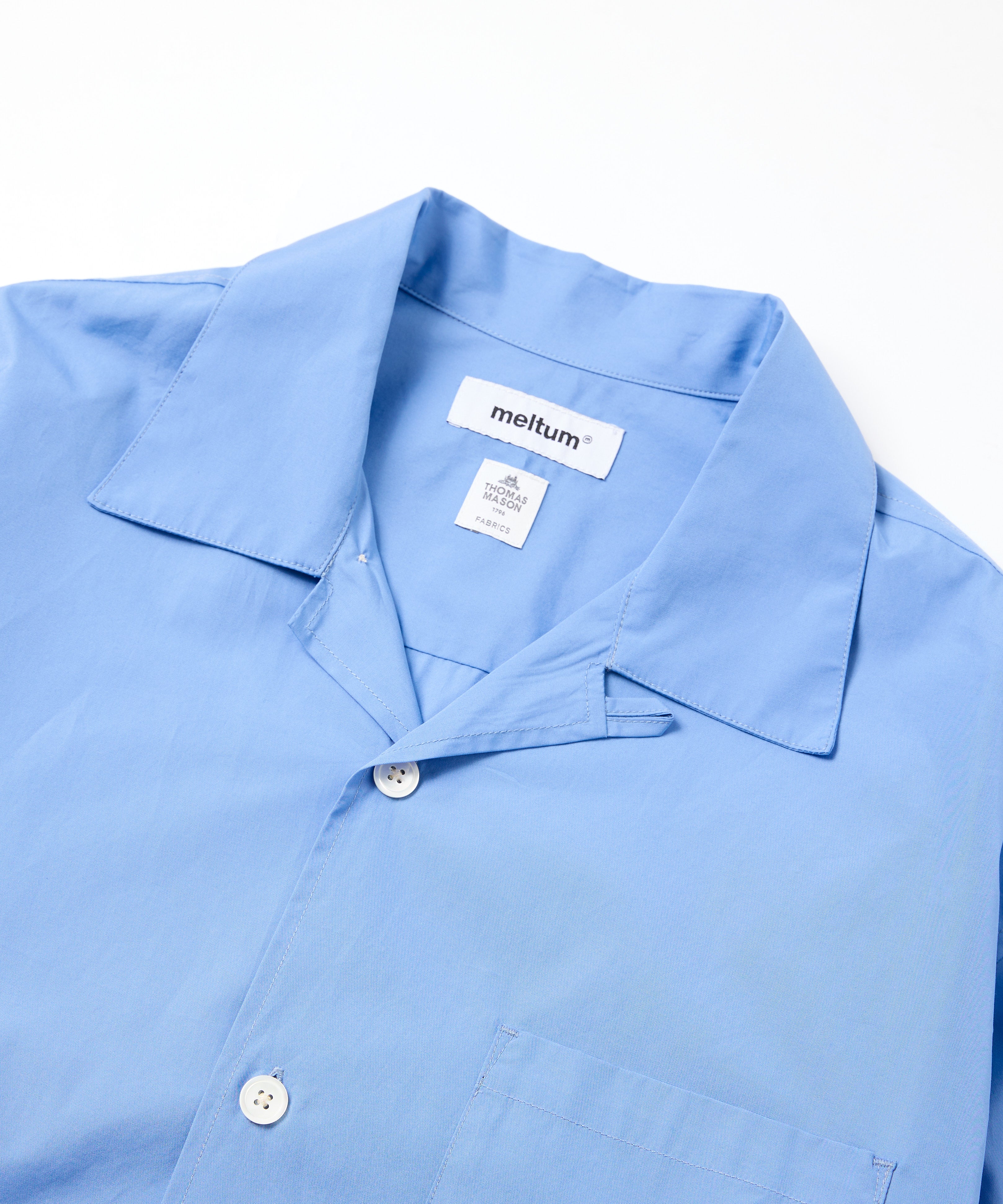 THOMAS MASON OPEN COLLAR SHIRT