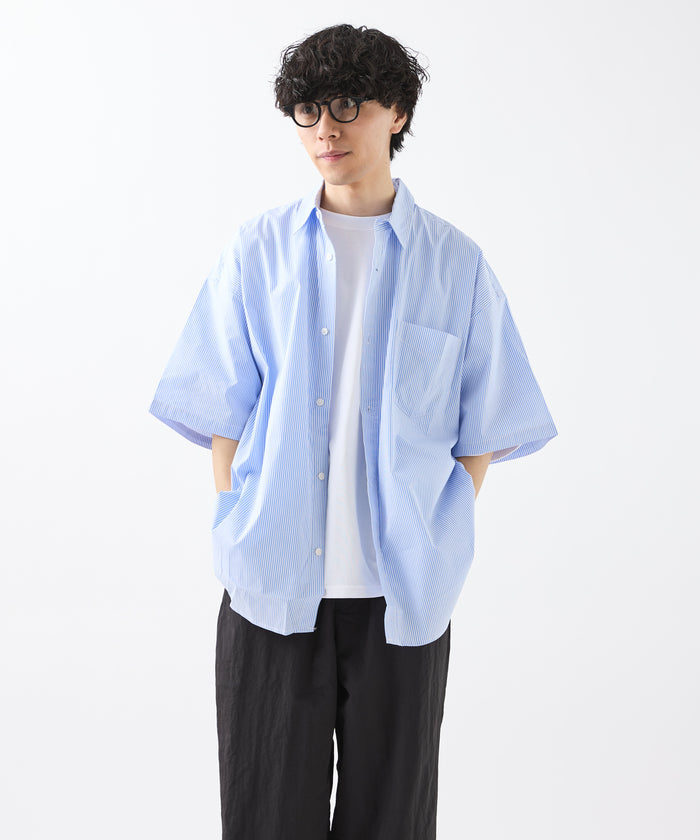 LOOSE STRIPE SHIRT S/S