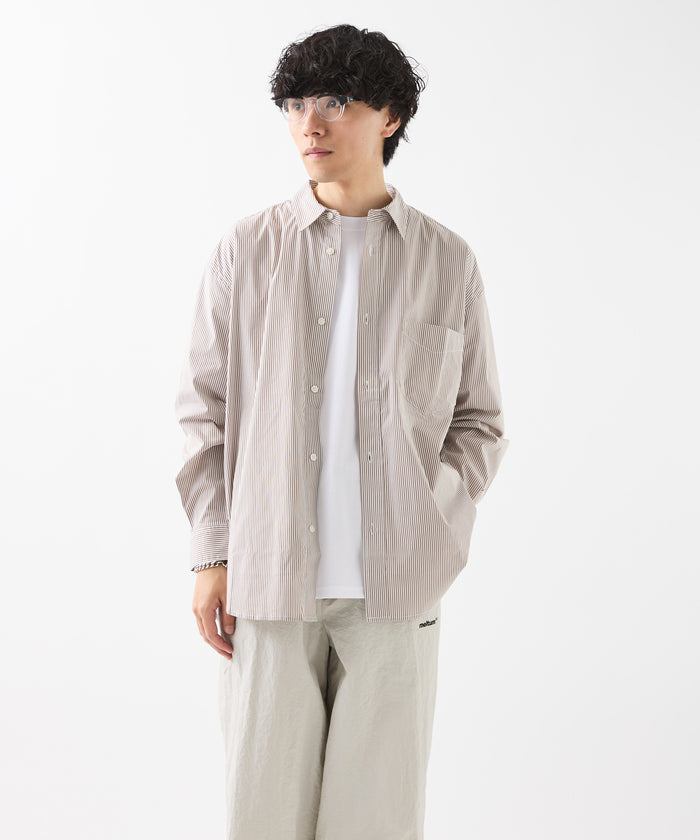 LOOSE STRIPE SHIRT L/S