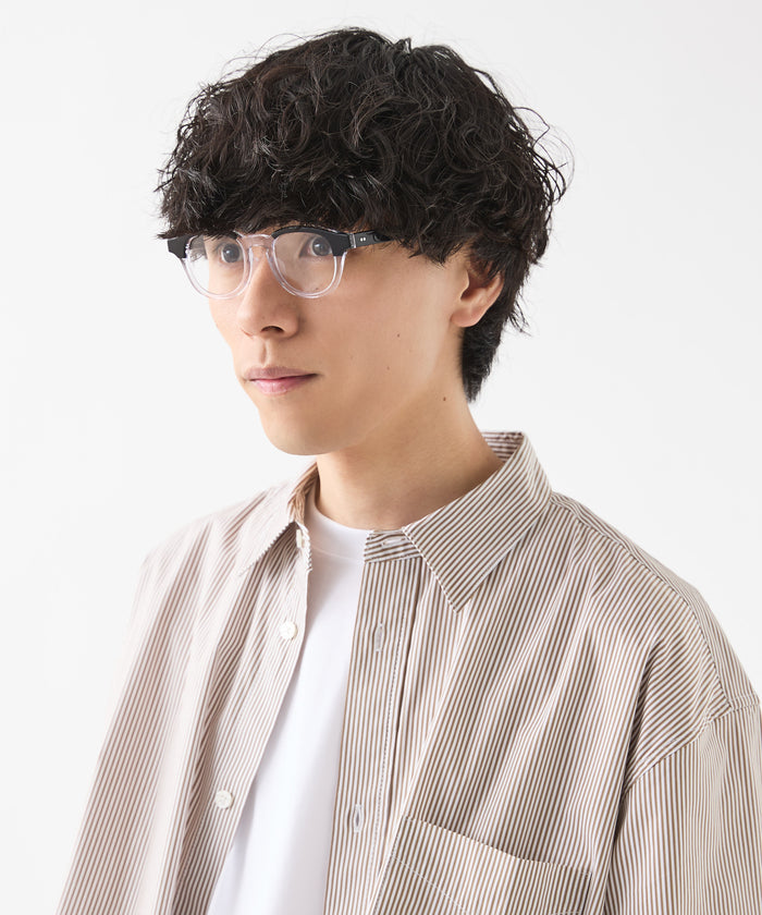 KANEKO OPTICAL × meltum EYEWEAR BLACK×CLEAR