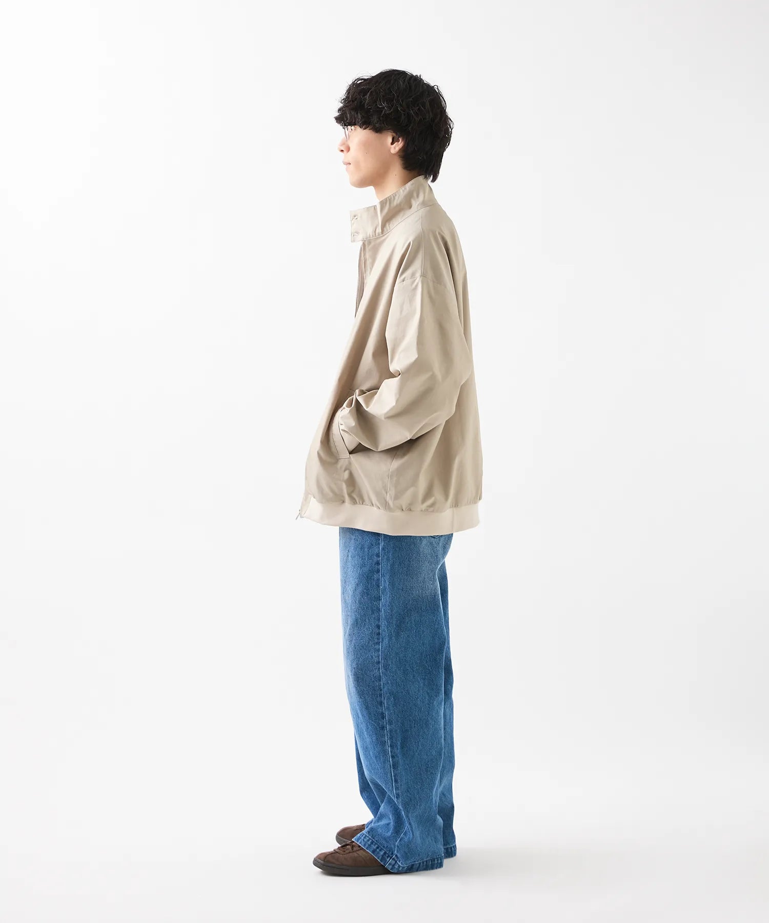 NYLON HARRINGTON JACKET