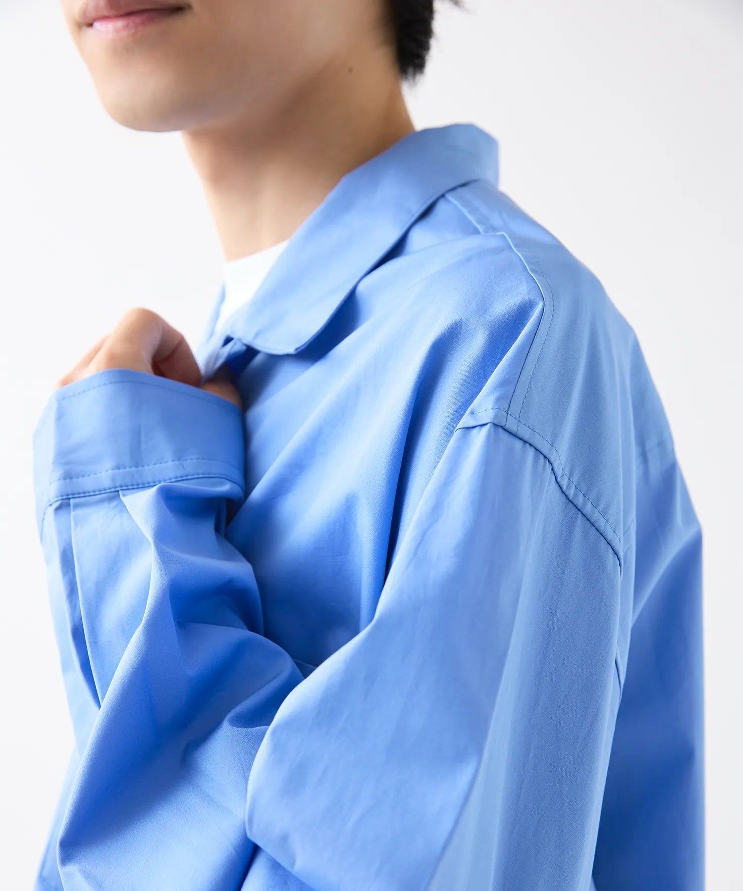 THOMAS MASON OPEN COLLAR SHIRT