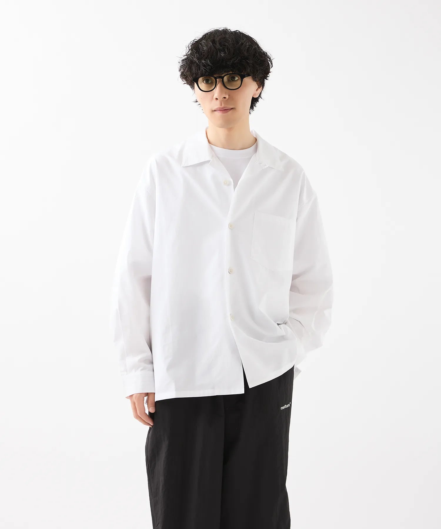 THOMAS MASON OPEN COLLAR SHIRT