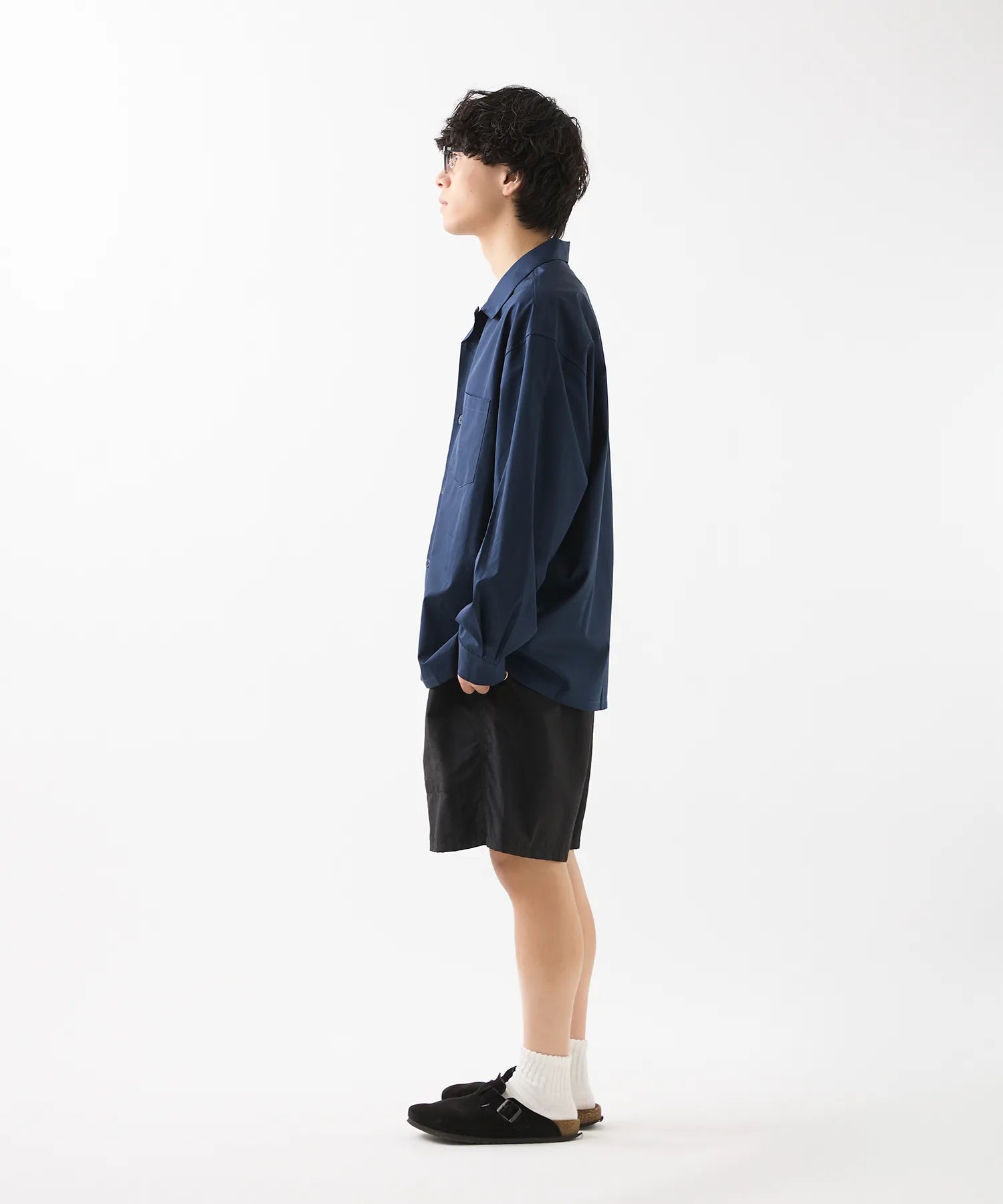 THOMAS MASON OPEN COLLAR SHIRT