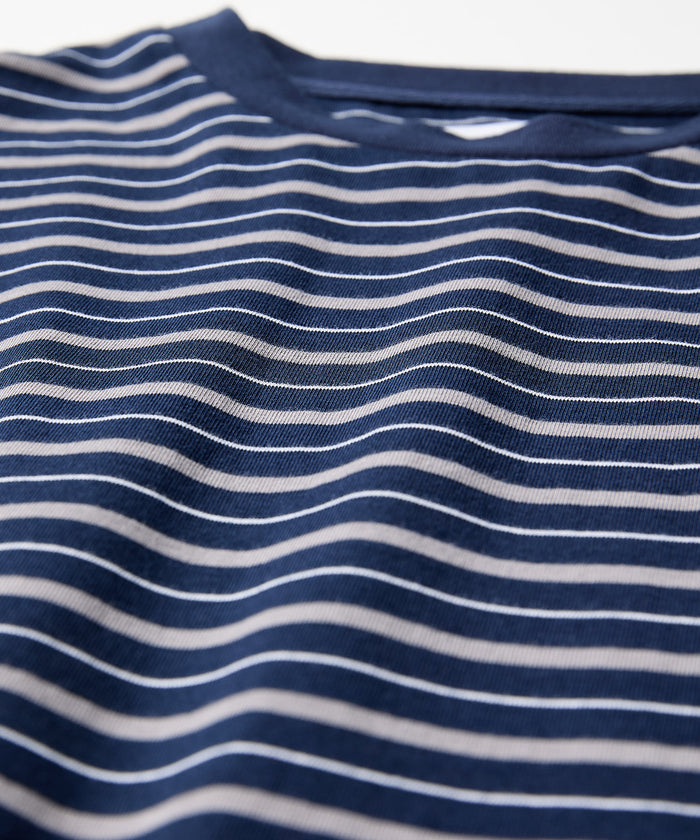 MULTI BORDER L/S TEE