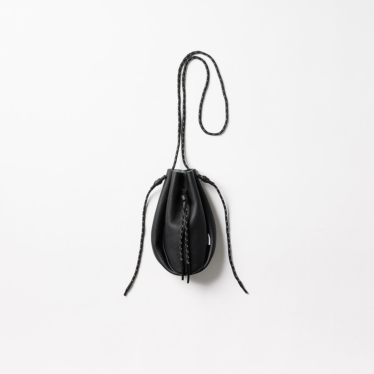 LEATHER DRAWSTRING BAG