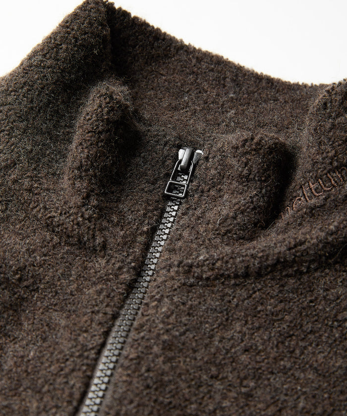 BOUCLE ZIP BLOUSON