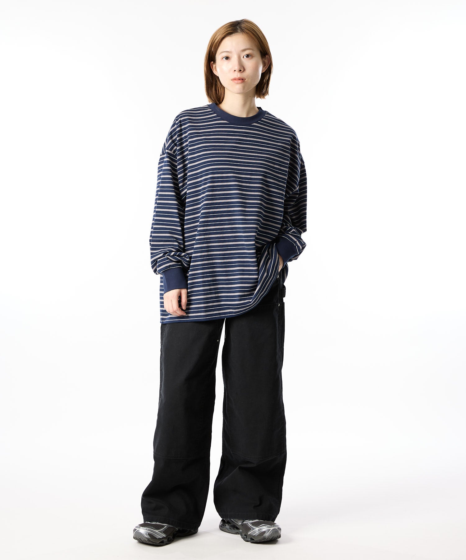 【2025.9.12 FRI 18:00~ IN STOCK】MULTI BORDER L/S TEE