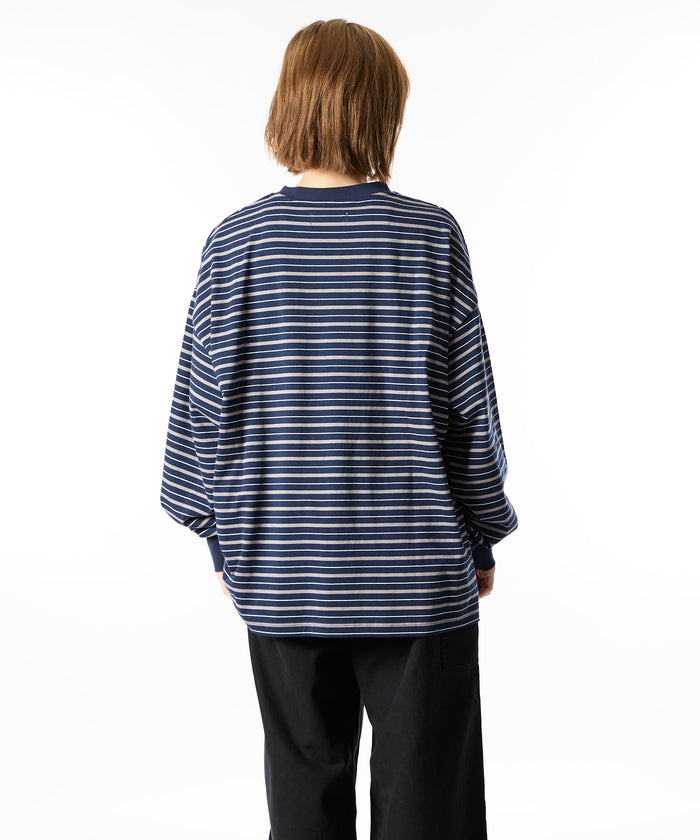 MULTI BORDER L/S TEE