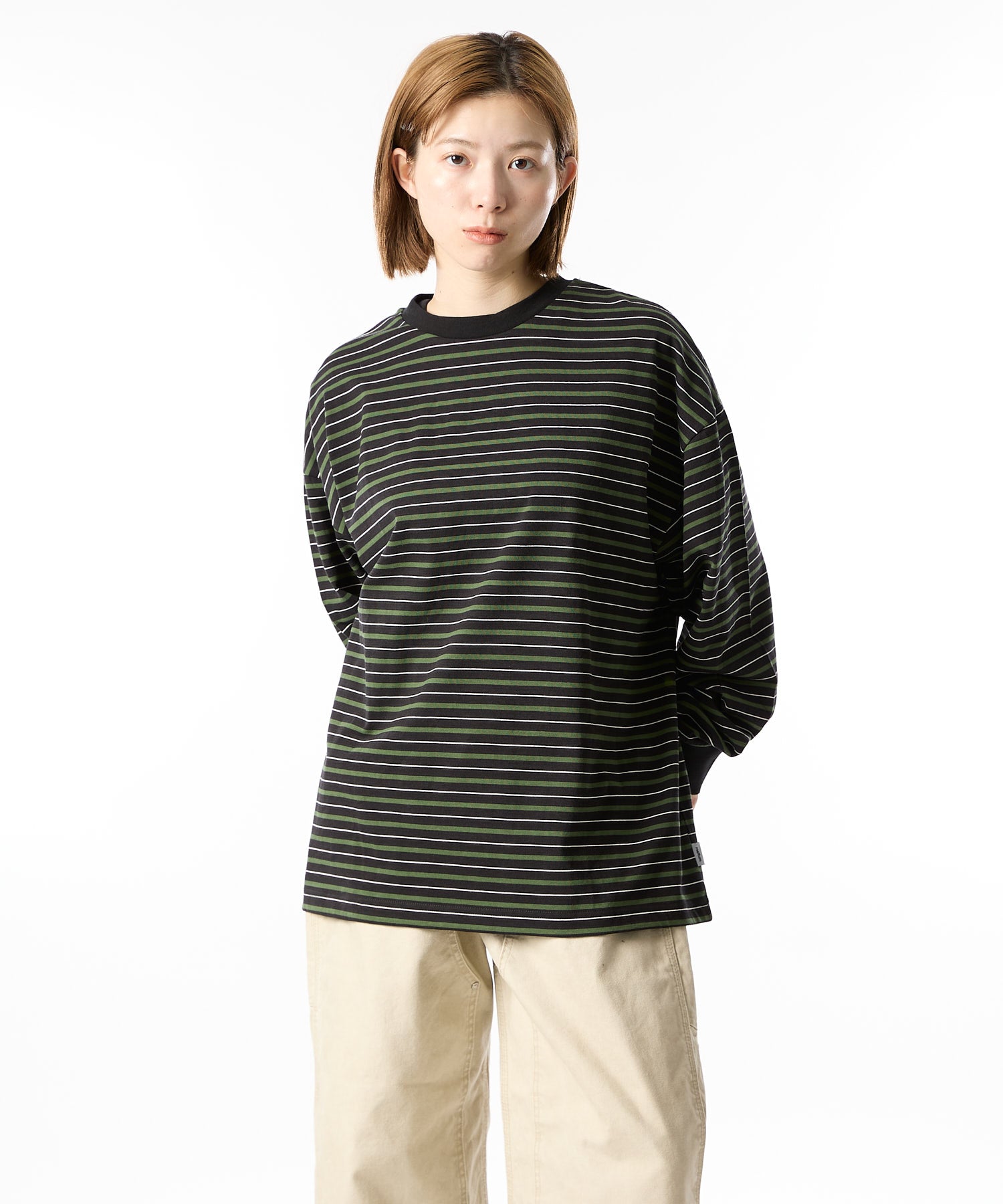 【2025.9.12 FRI 18:00~ IN STOCK】MULTI BORDER L/S TEE