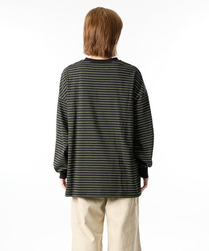MULTI BORDER L/S TEE