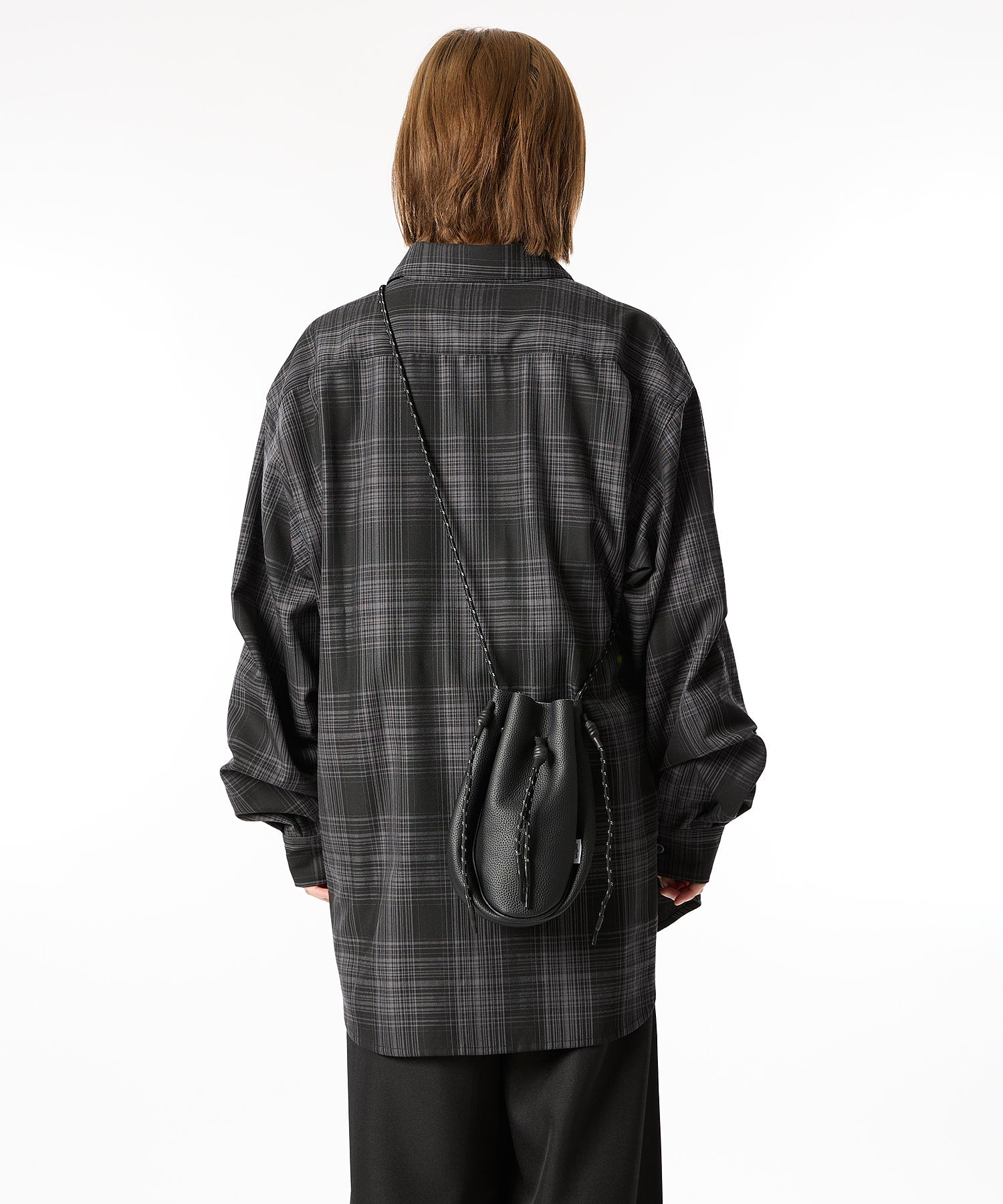 【2025.9.12 FRI 18:00~ IN STOCK】LEATHER DRAWSTRING BAG