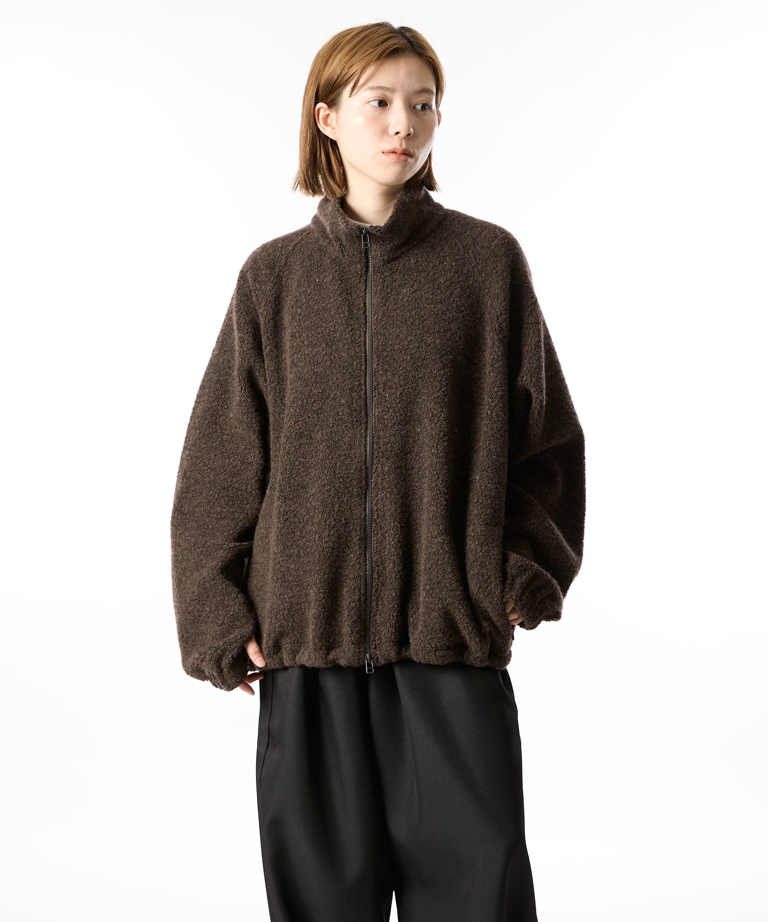 【9.19 FRI 18:00~ IN STOCK】BOUCLE ZIP BLOUSON