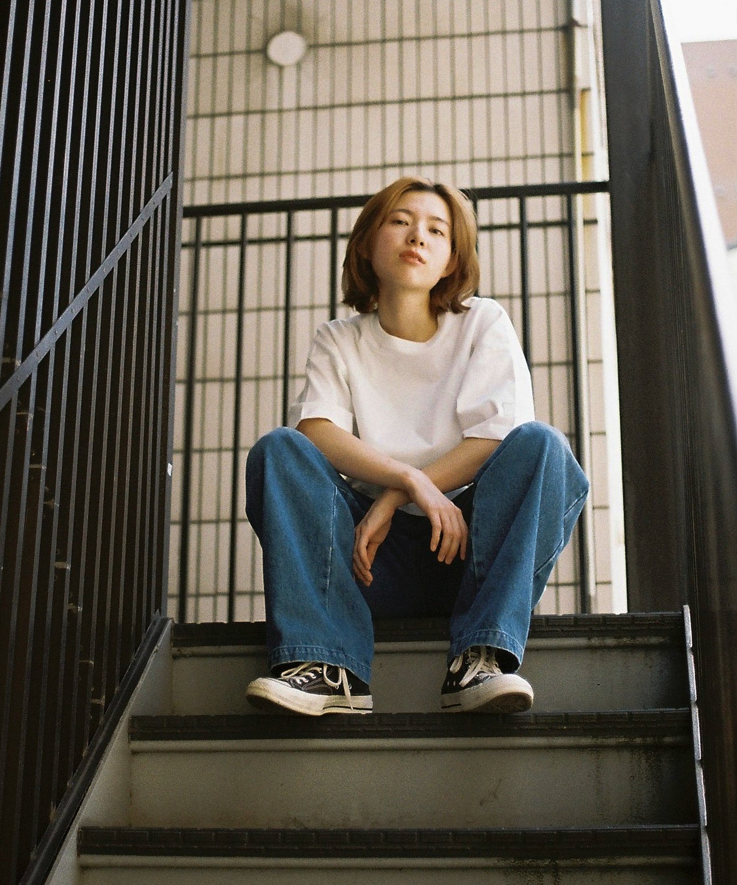 ×HIROKI KAWASAKI S/S TEE [EMB]