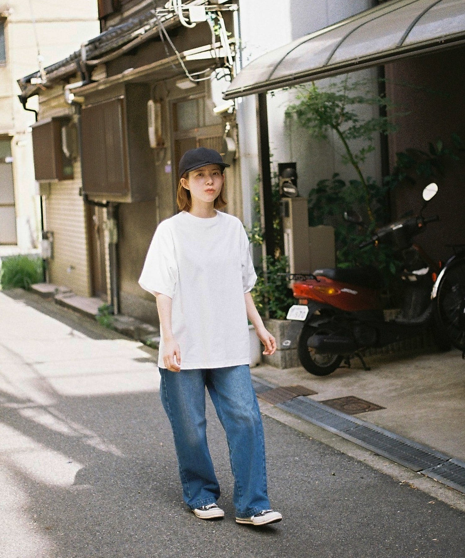 ×HIROKI KAWASAKI S/S TEE [EMB]