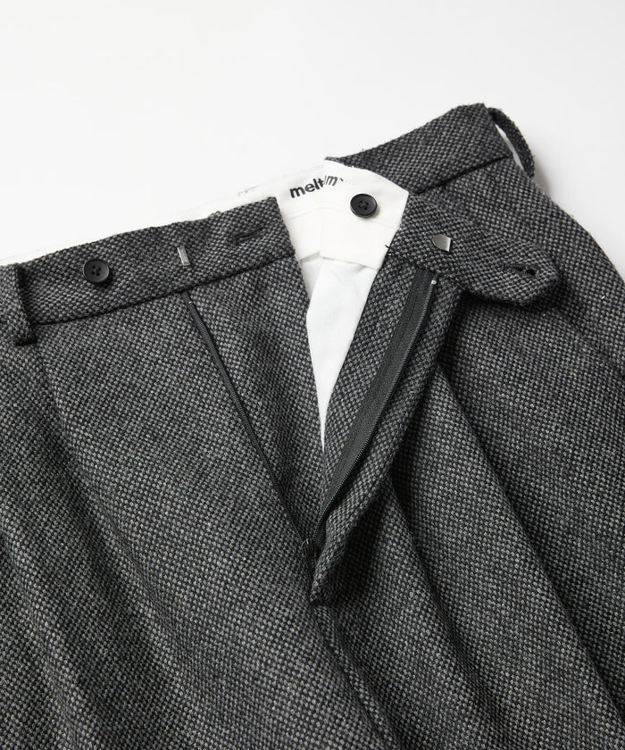TWEED WIDE SLACKS