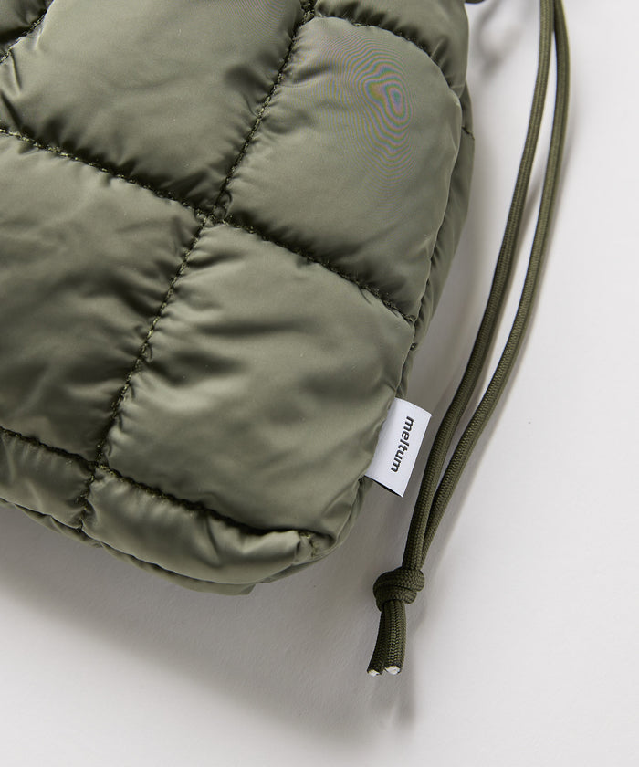 QUILT SHOULDER POUCH