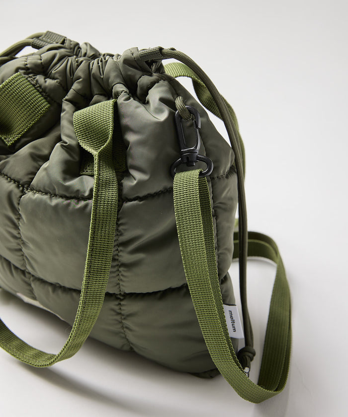 QUILT SHOULDER POUCH