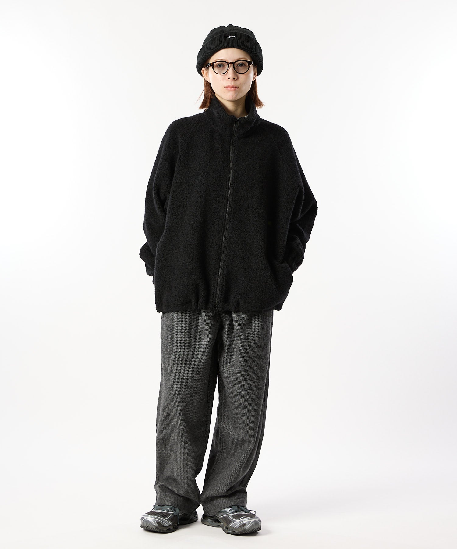 TWEED WIDE SLACKS