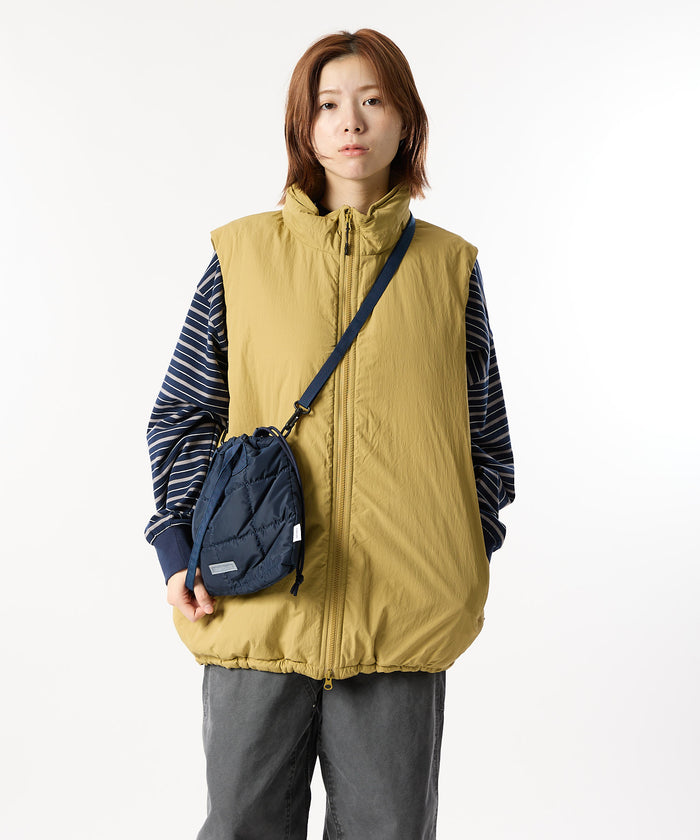 QUILT SHOULDER POUCH