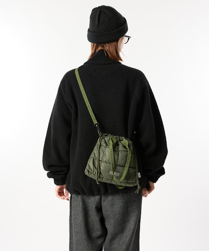 QUILT SHOULDER POUCH