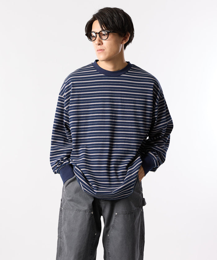 MULTI BORDER L/S TEE