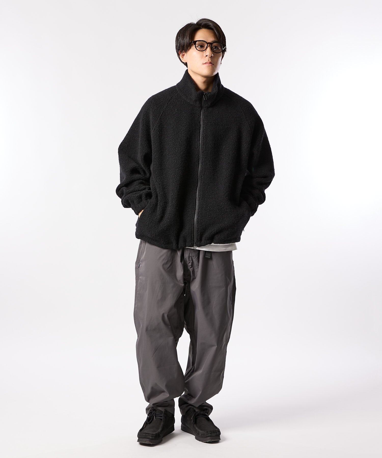 BOUCLE ZIP BLOUSON