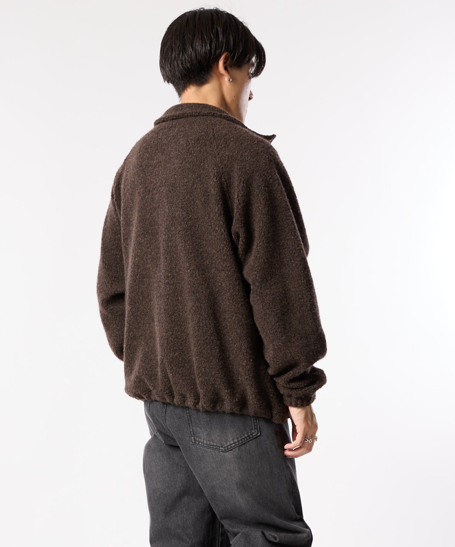 BOUCLE ZIP BLOUSON