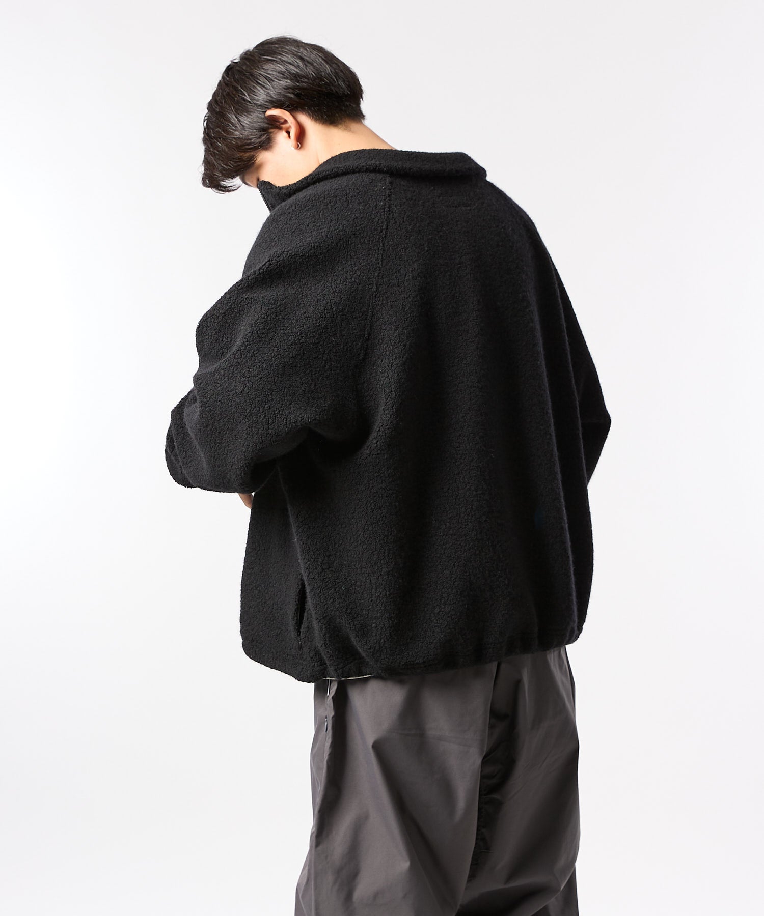 BOUCLE ZIP BLOUSON