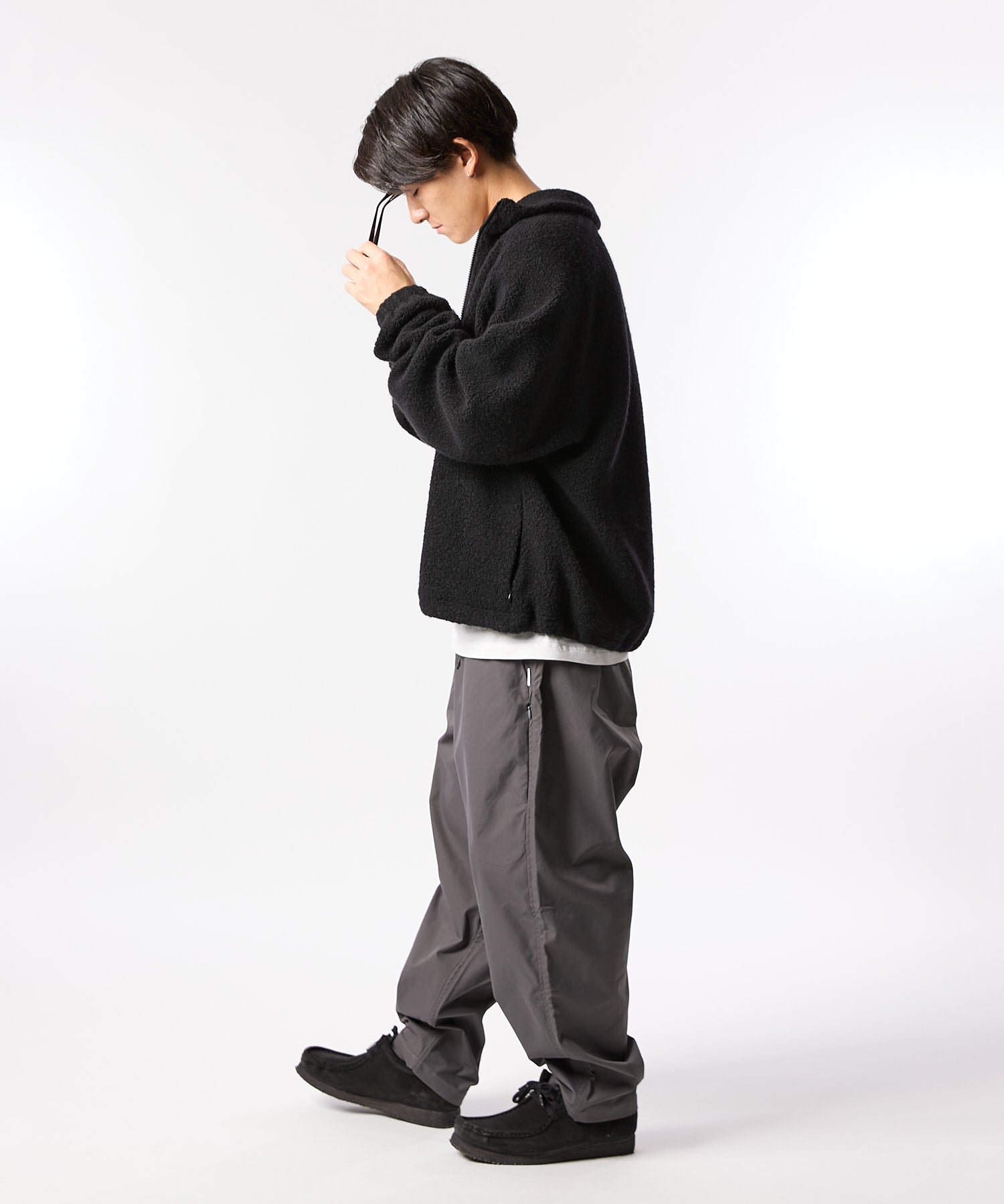 BOUCLE ZIP BLOUSON