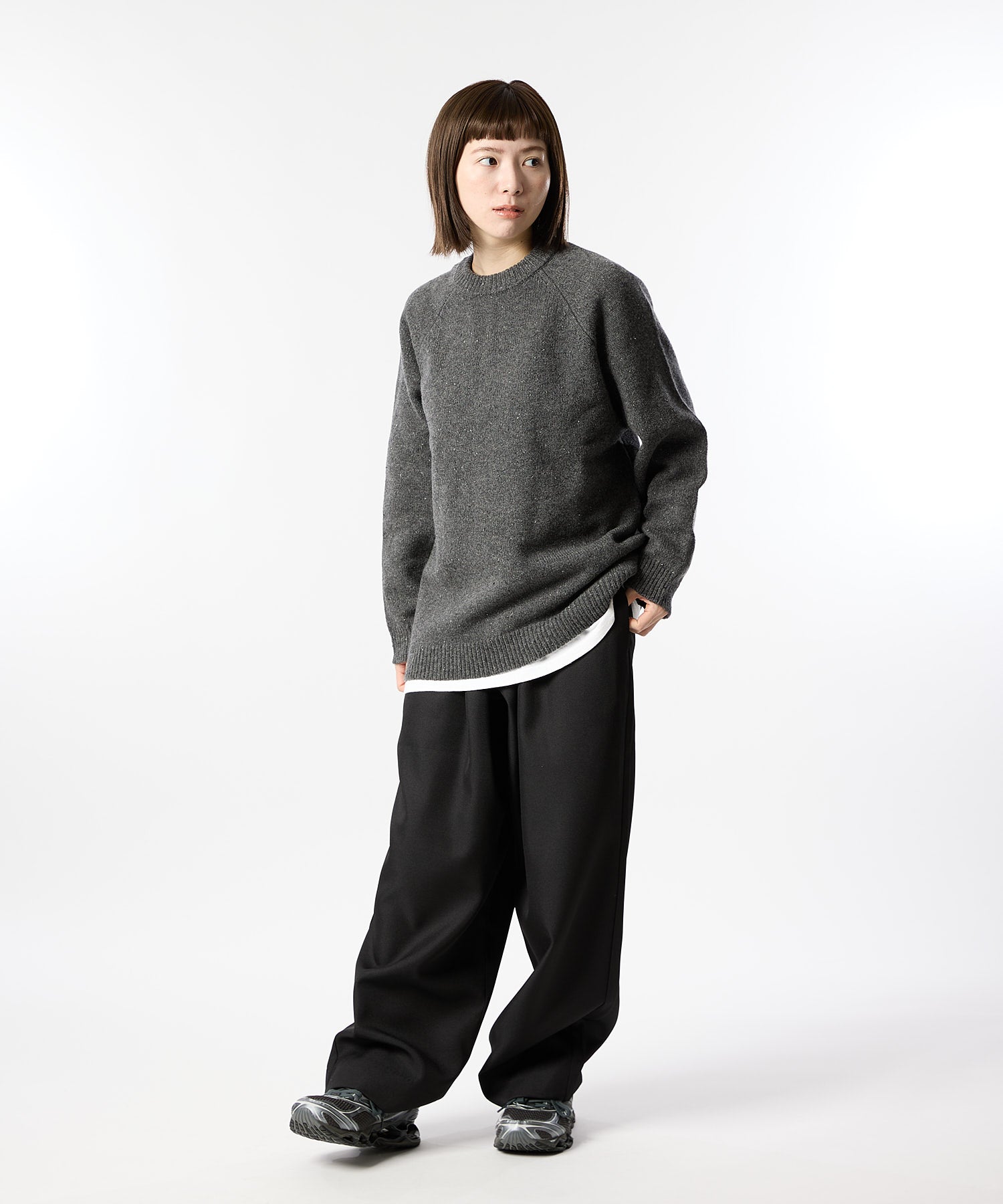 WOOL CREWNECK KNIT