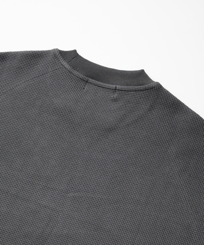 加厚华夫格长袖T恤