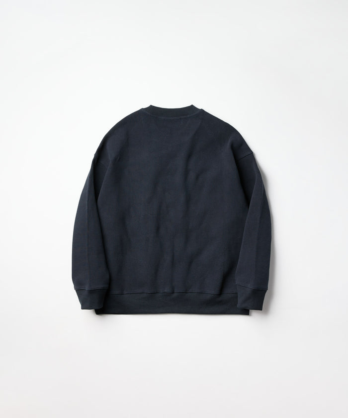 加厚华夫格长袖T恤