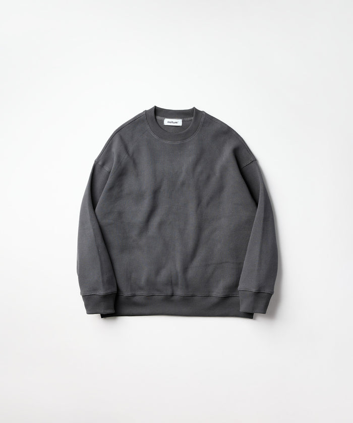 加厚华夫格长袖T恤