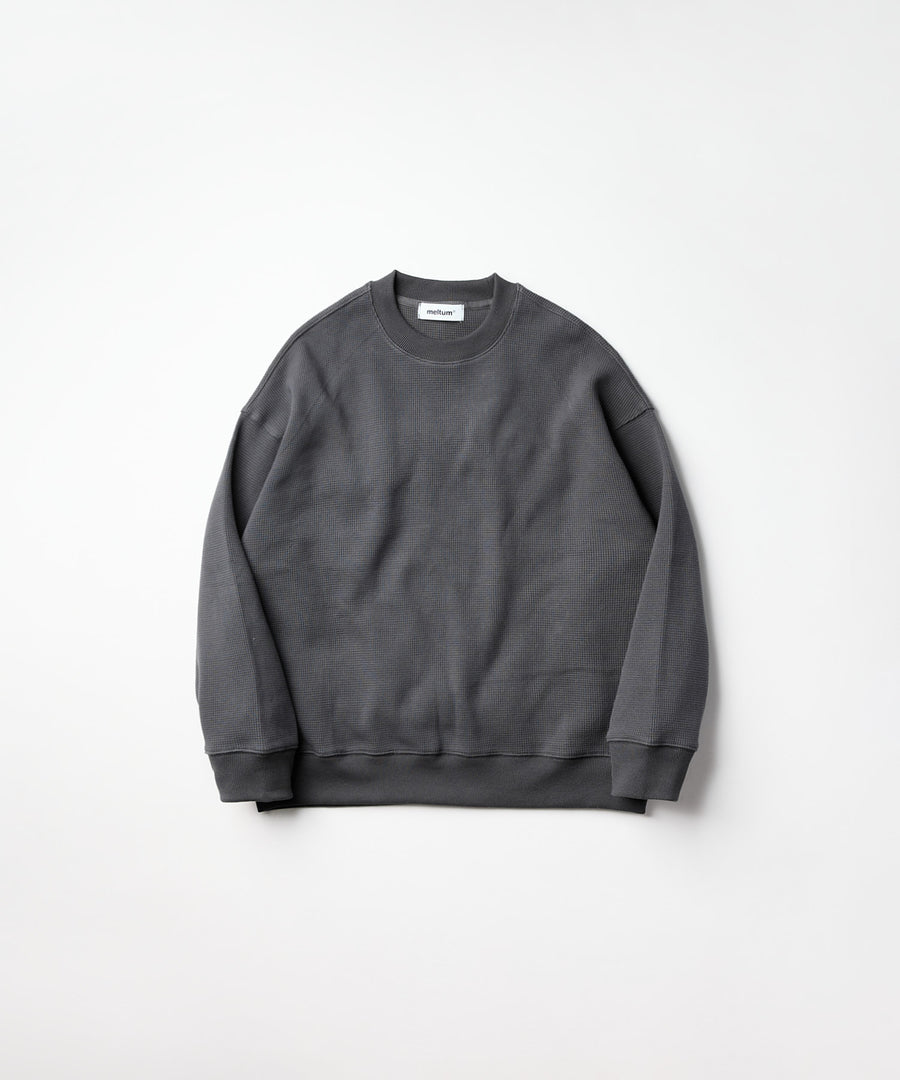 加厚华夫格长袖T恤