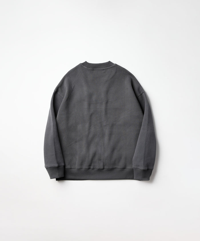 加厚华夫格长袖T恤