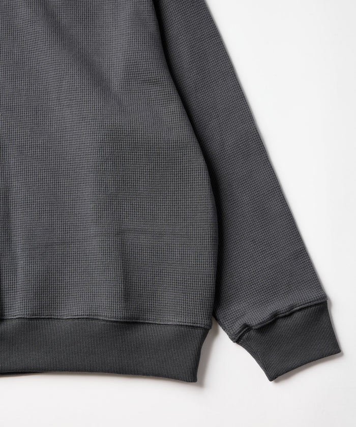 加厚华夫格长袖T恤