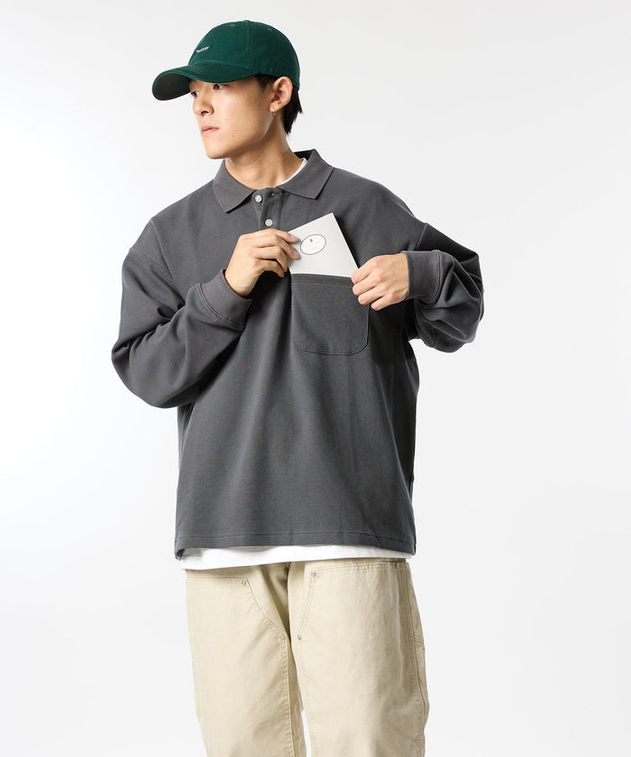 SWEAT POLO L/S