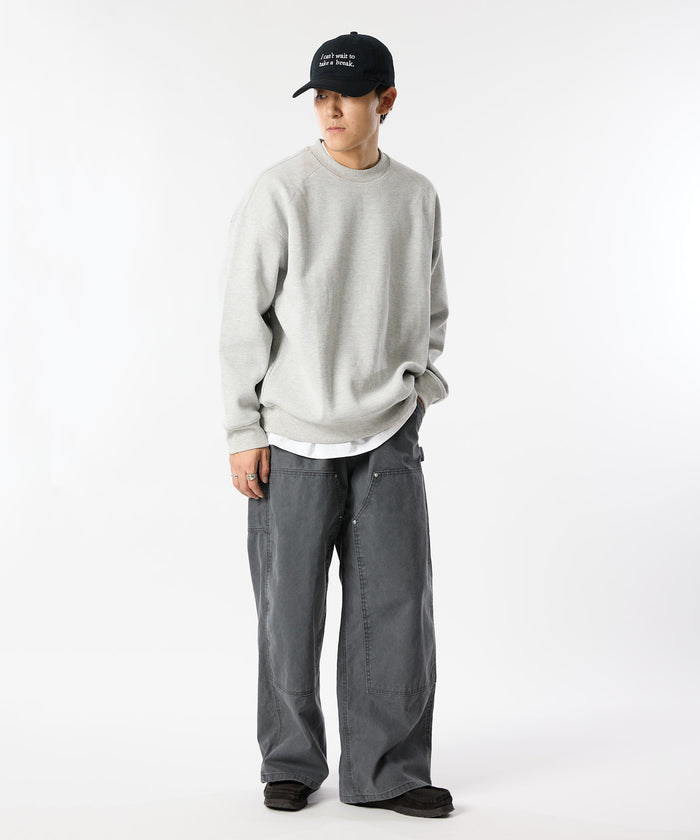 加厚华夫格长袖T恤