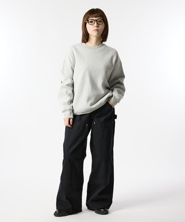 加厚华夫格长袖T恤