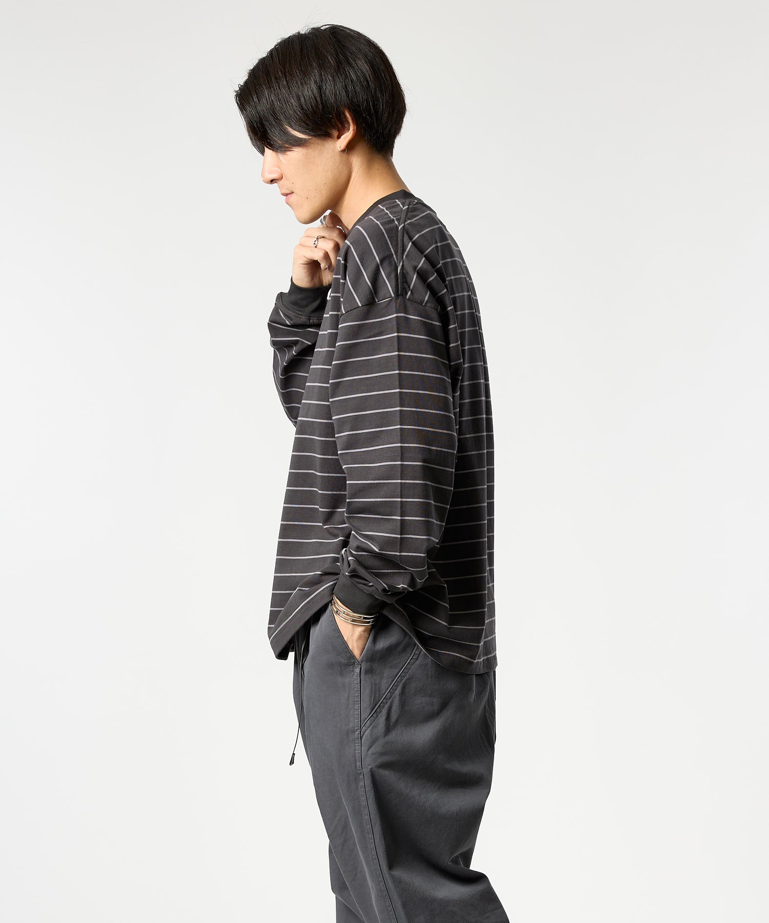 【10.22 WED 18:00~ IN STOCK】WIDE BORDER L/S TEE