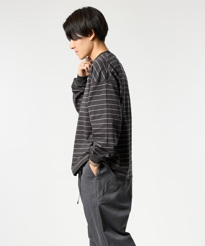 【10.22 周三 18:00~ 有货】宽边长袖T恤