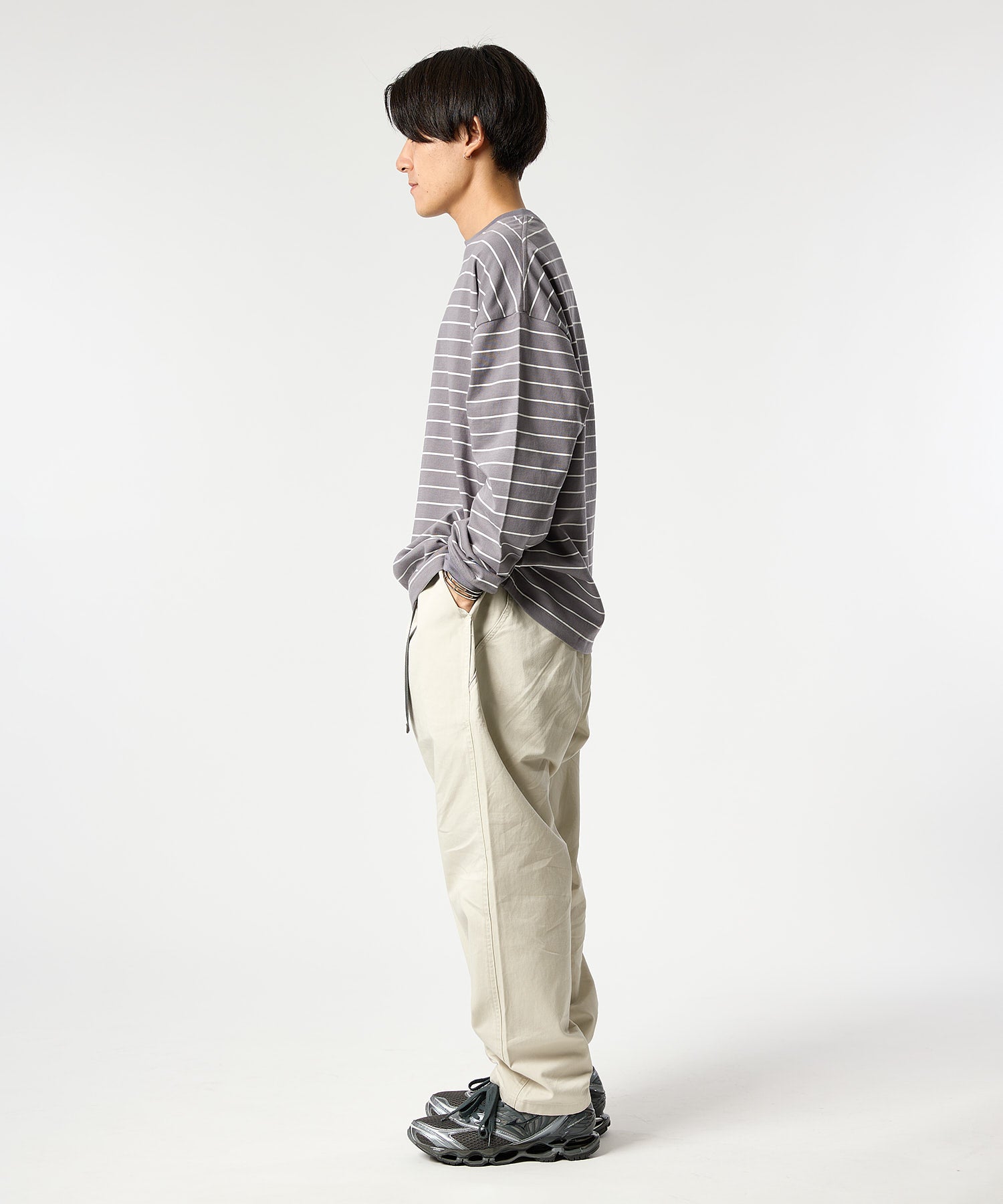 【10.22 WED 18:00~ IN STOCK】WIDE BORDER L/S TEE