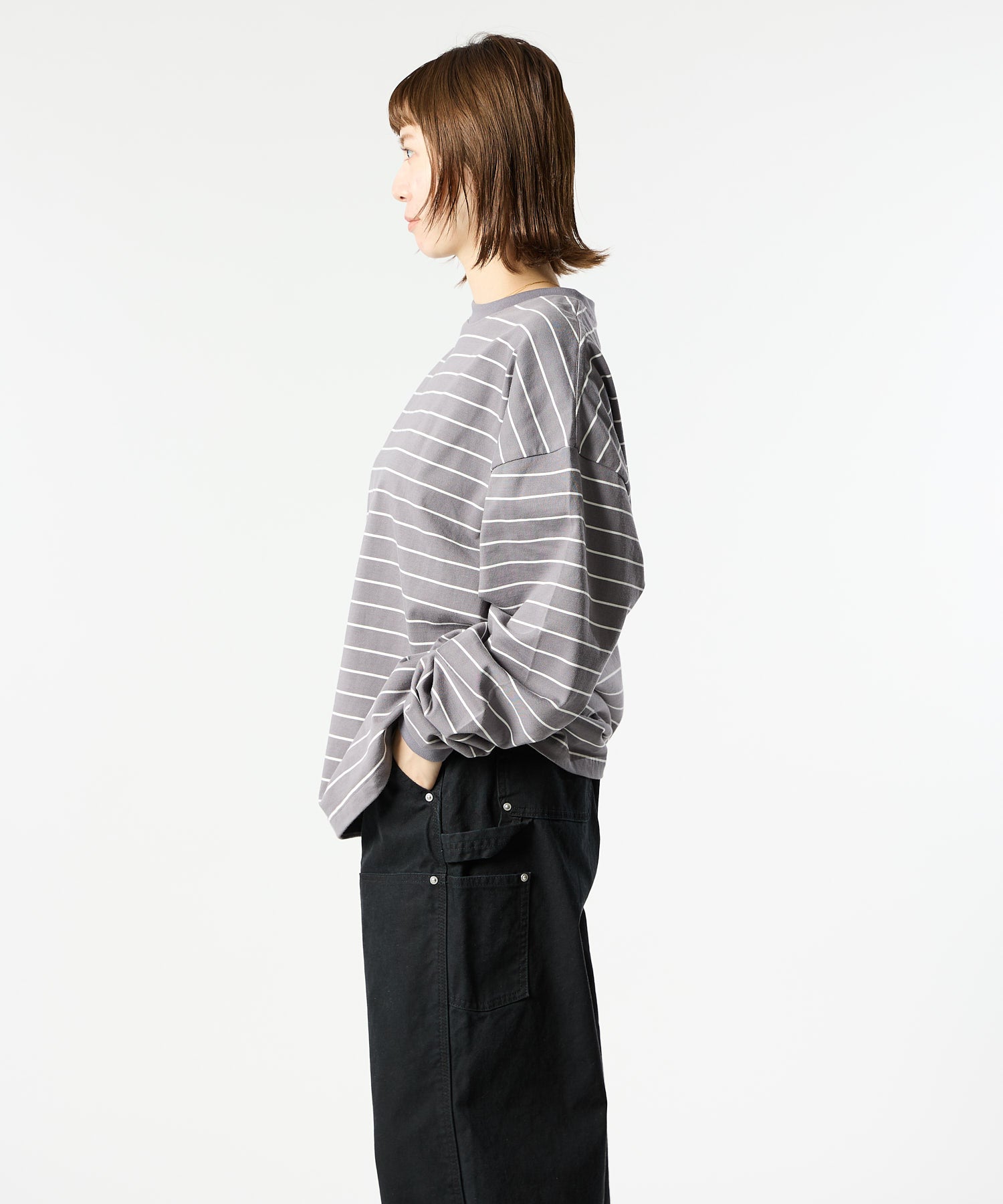 【10.22 WED 18:00~ IN STOCK】WIDE BORDER L/S TEE