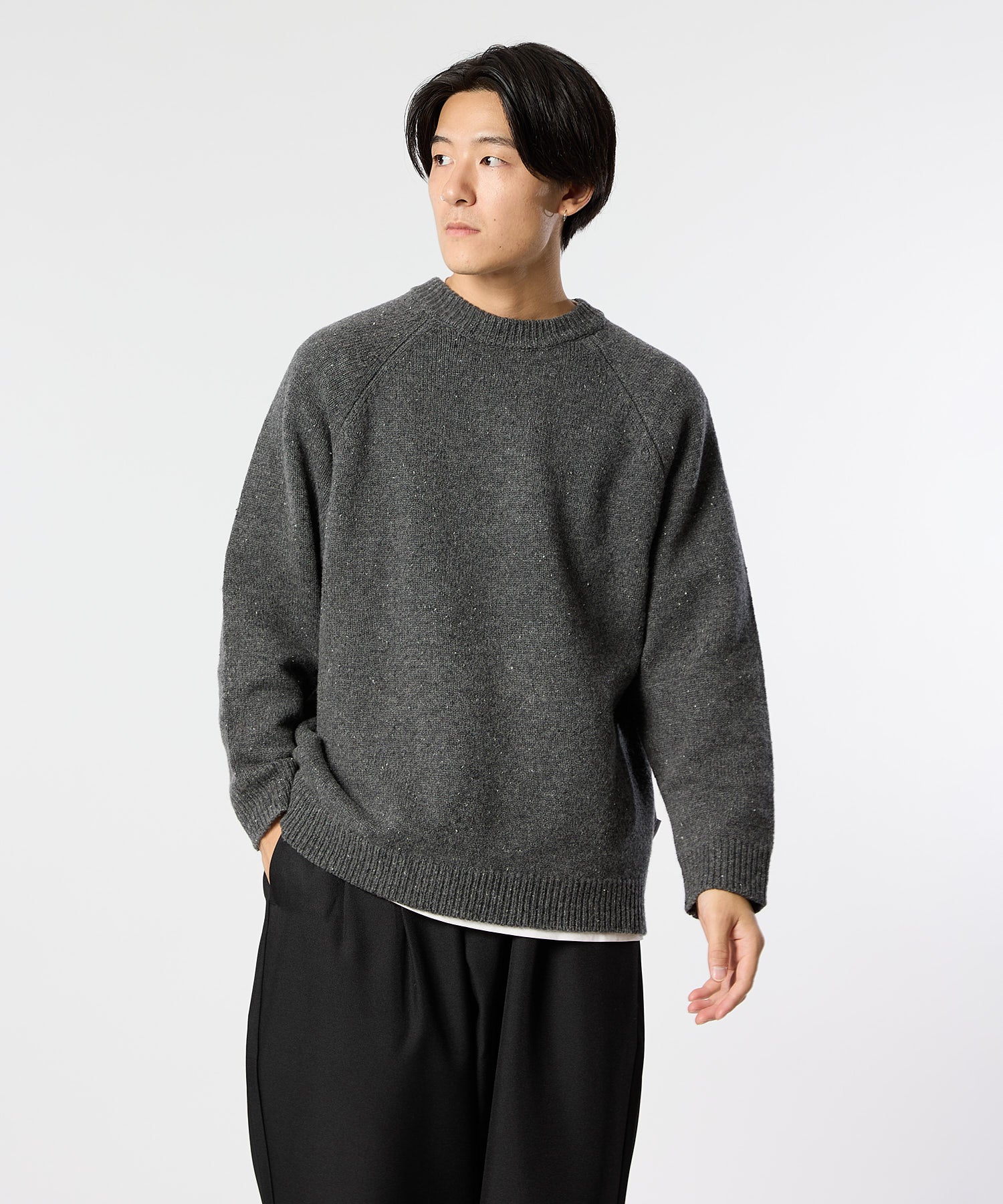 WOOL CREWNECK KNIT
