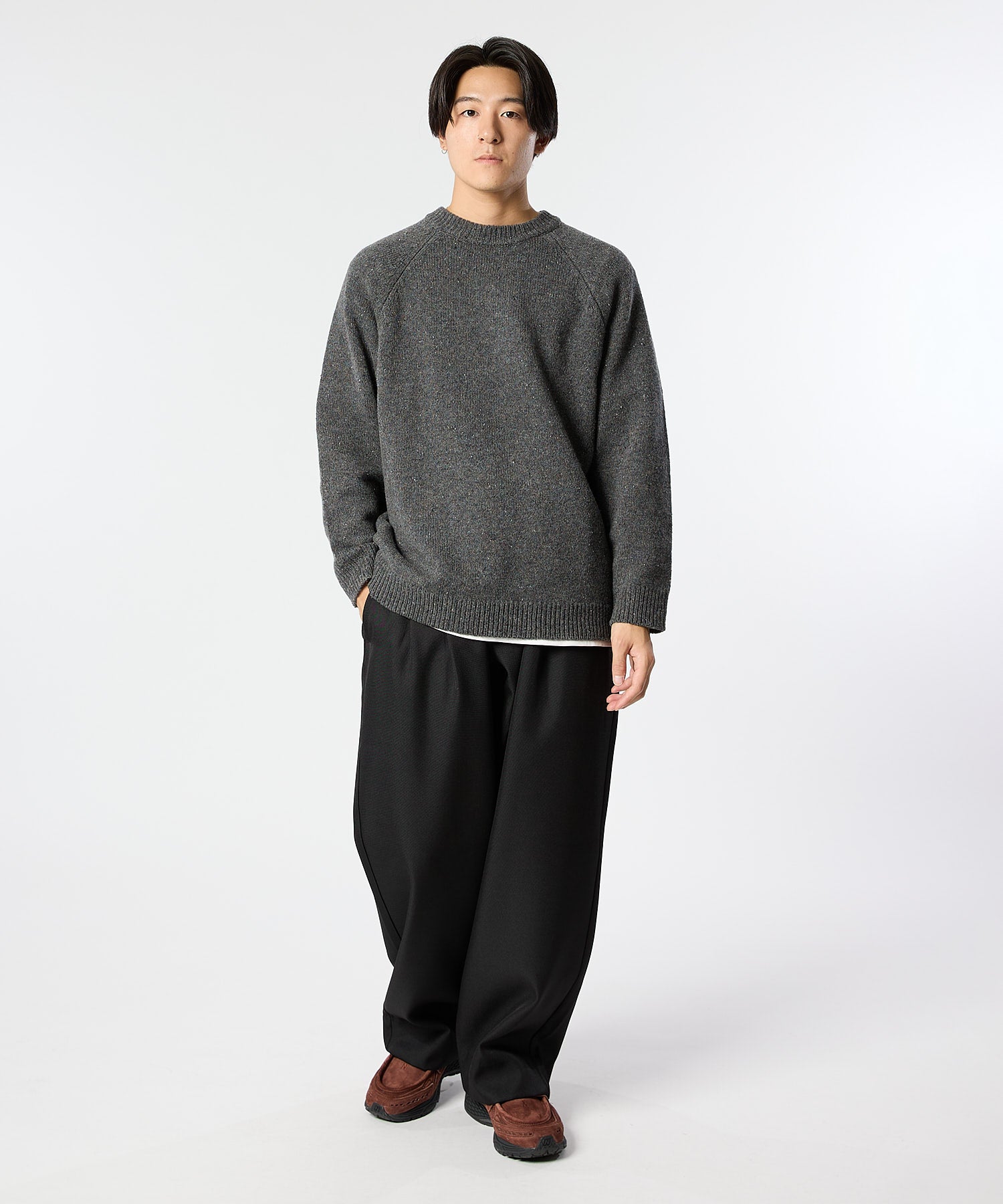 WOOL CREWNECK KNIT